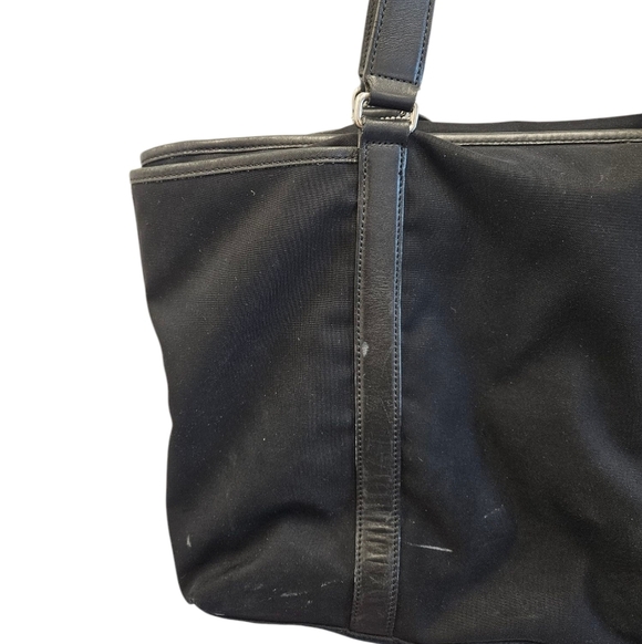 Coach Leatherware Black Large Tote Diaper  Bag - Picture 5 of 12